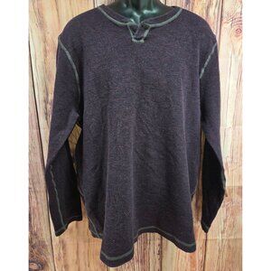 Tommy Bahama Reversible Long Sleeve Henley Shirt XL